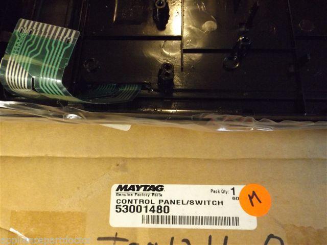 Maytag Amana Microwave 53001480 Control Panel/switch Asy (blk) NEW IN BOX Maytag Amana Microwave 53001480 Control Panel/switch Asy (blk) NEW IN BOX